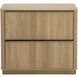 Kalla 28 X 24.25 inch Rustic Oak Night Stand